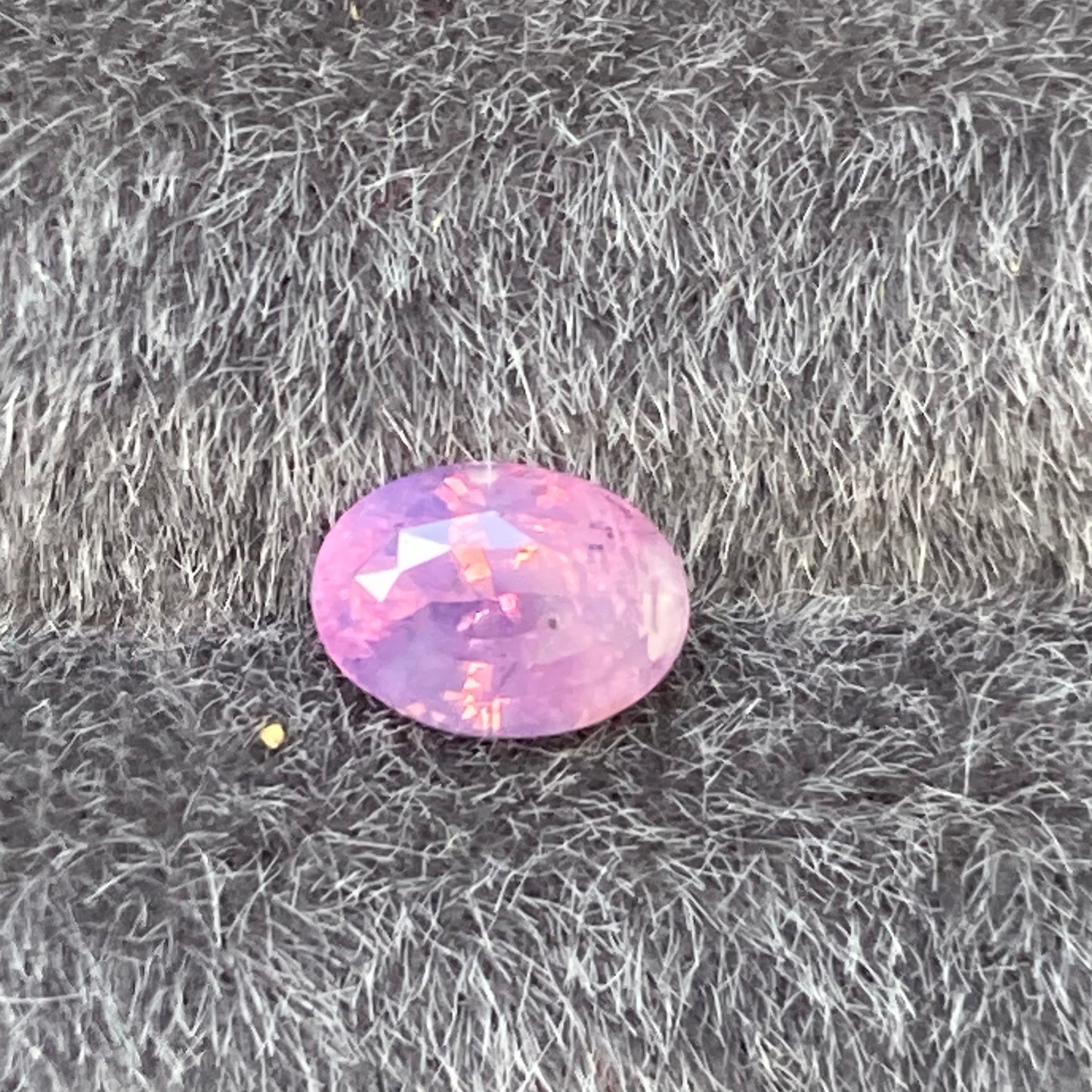 Natural Smoky Pink Sapphire