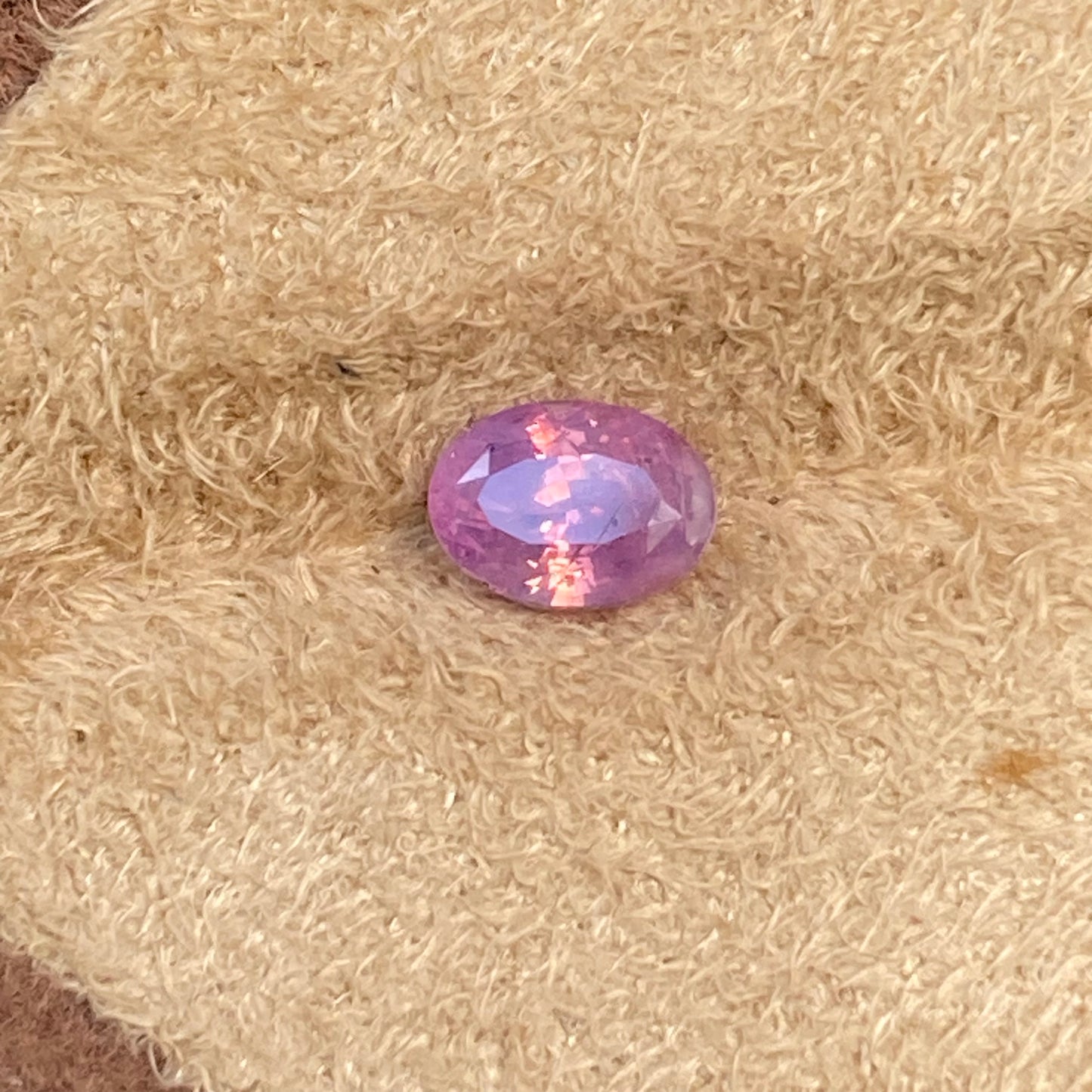 Natural Smoky Pink Sapphire