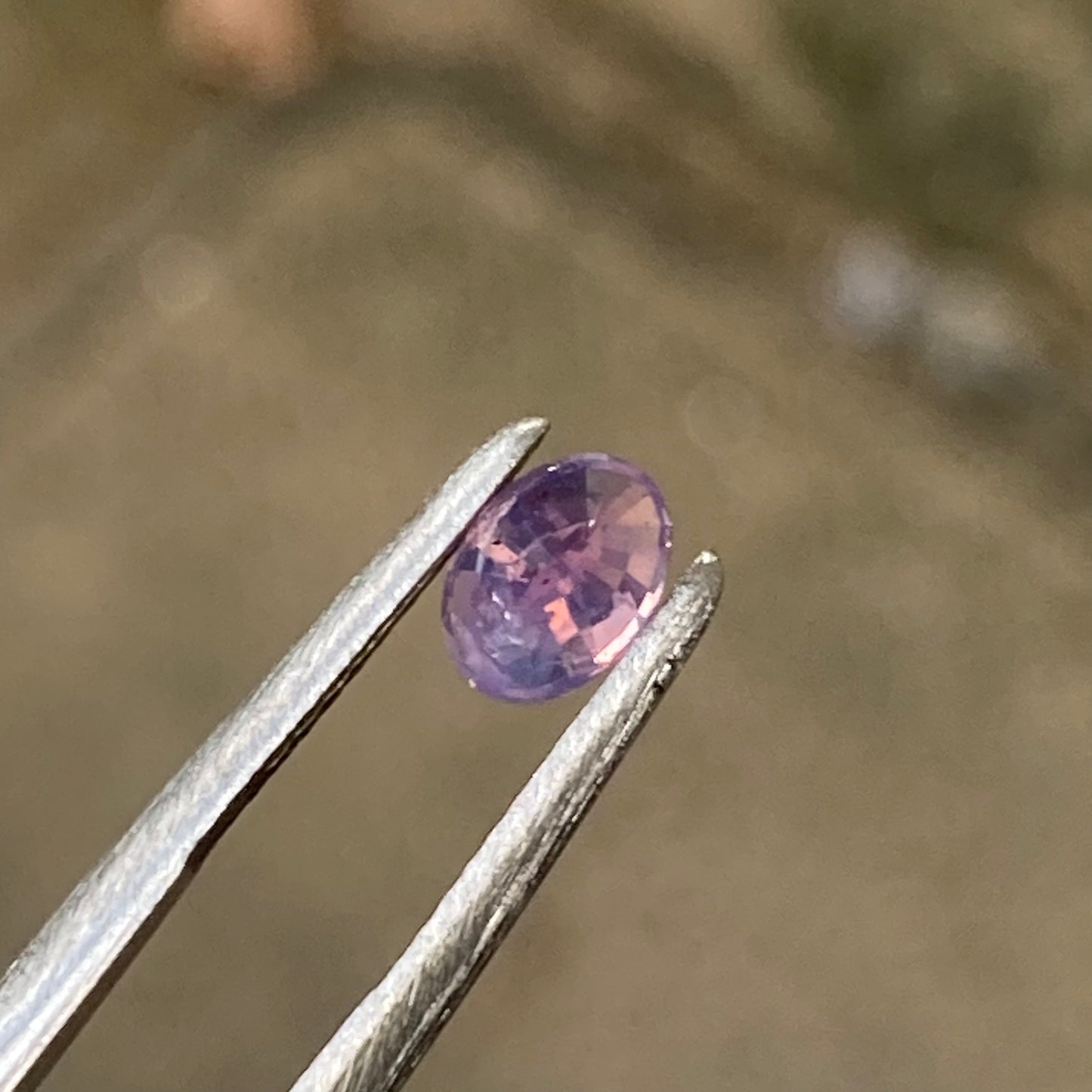 Natural Smoky Pink Sapphire
