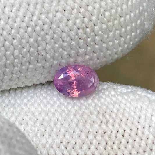 Natural Smoky Pink Sapphire